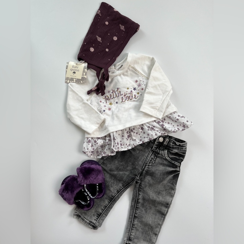 Noppies jeans & Star Shirt *DOES NOT INCLUDE HAT/SLIDES*